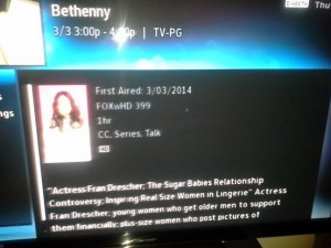 Curvy Girl on the Bethenny show March 3