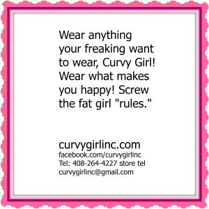 Fat Girl Rules! Let’s Break Them All!