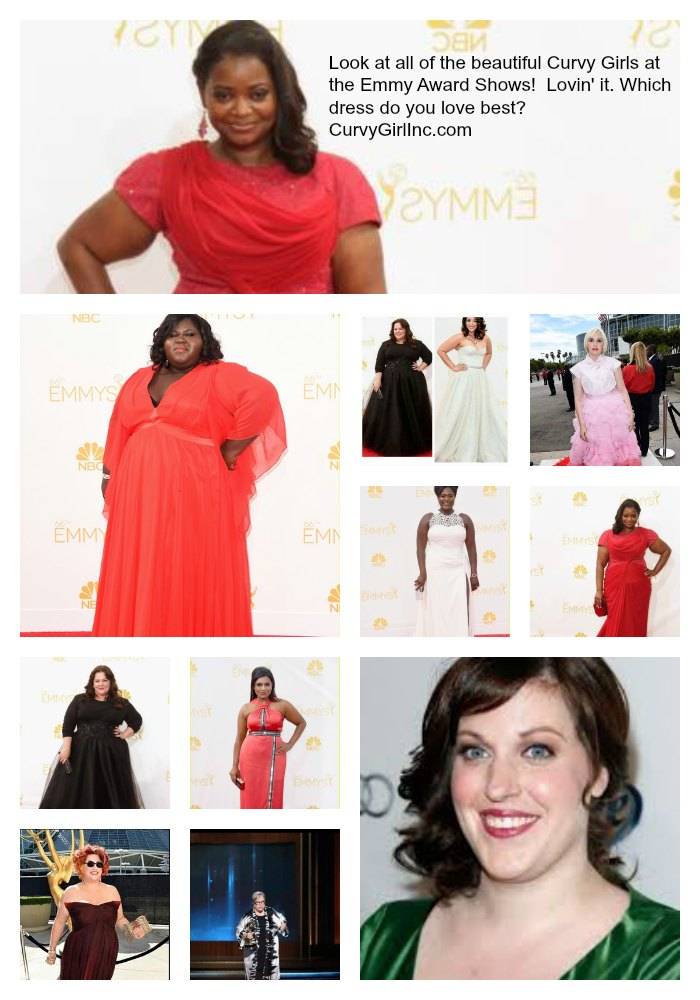 Check out all of the Gorgeous Curvy Girls at the Emmys!