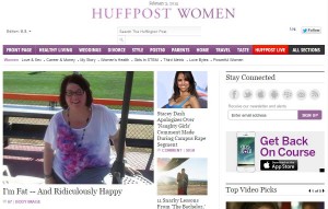 Fat and Happy blog on the Huffington Post